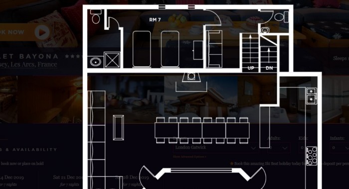 Chalet Bayona, Les Arcs: Plan Peisey ski chalet, image 8